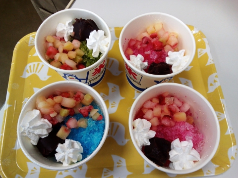 へいお待ち!!SPかき氷トッピングです!!