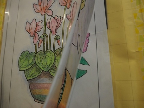 同時に3枚の作品をご覧になれます