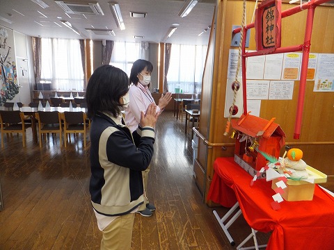 錦神社に初詣