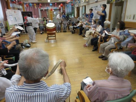 金毘羅船々の曲に合わせて踊りました(^^♪