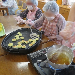 ③④あん作り＆きつね色の焼いて☆