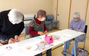 楽しくおしゃべししながら.....