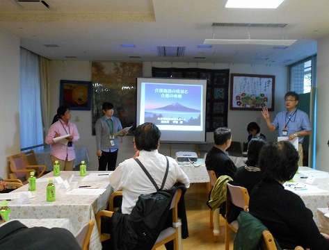 第二回民生児童委員、見守り訪問員合同連絡会の様子です。