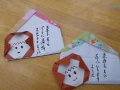 サルの絵馬作り♪