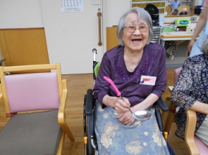 「チームワークよ！」とやる気満々で、皆に笑顔と元気を下さいました)^o^(