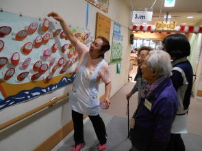 「どこがいいかな・・？」と場所選びも慎重です。