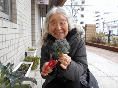 「立派でしょ！」と笑顔です。