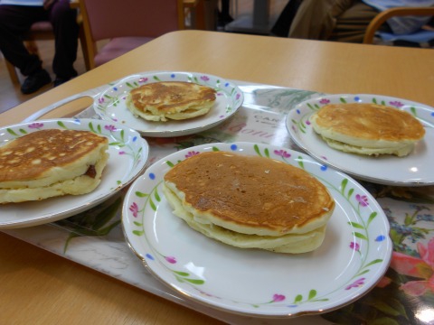 たちばな　どら焼き作り