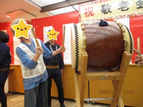 八丈太鼓の体験会