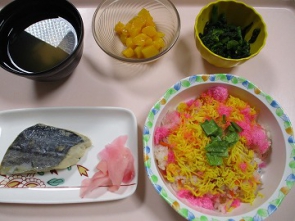 おひな様メニュー