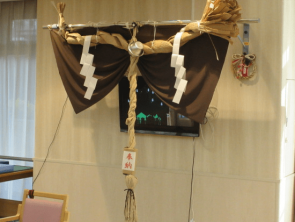 大泉デイ神社にて参拝