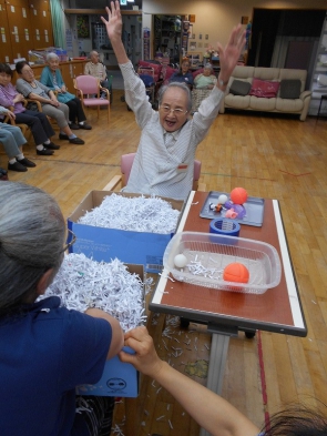 「やった～」と子供心にもどっちゃわた!(^^)!と笑顔いっぱいです！！