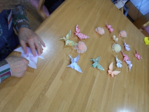 「色々な模様の蝶々を作っちゃお～」とこの手際の良さ。。抜群です！