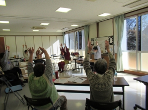 鬼とストレッチ