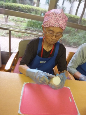 皮をむいていただきましたら