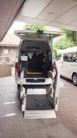 車いすの方も乗車できます