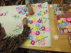 バランスを見ながらだんだん花が咲いてきました