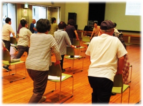 　　　　　足腰しゃっきりトレーニング教室2回目