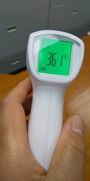 毎日体温を測っています。