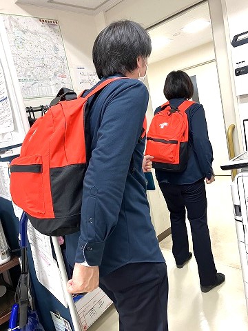 災害時の持ち出し準備