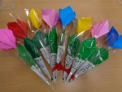 　　卒園のお祝いに花束を！
