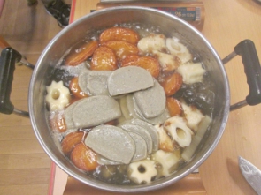 　　　　　　　　湯気がモクモク！！