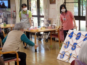 　　　入れー！！
