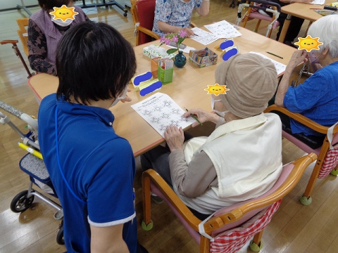 皆で脳トレ!