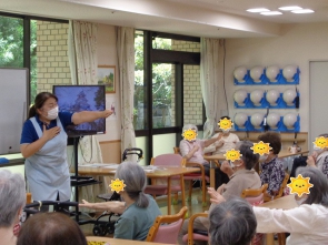 前の手がパー！