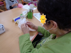 丁寧な作業です