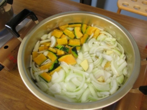 　　　　　　　おいしそうなかぼちゃと玉ねぎ♪♪