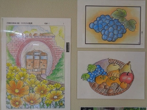 陰影をつけた素晴らしいぬり絵の作品