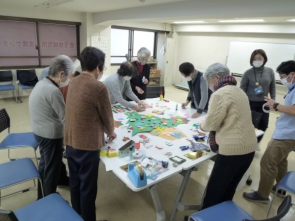 皆さん１時間立ちっぱなしで作成しました！