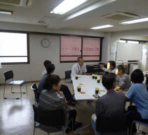 会話に花が咲きました！