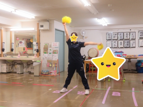 実習生のチアダンス♪