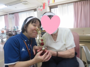 所長賞！所長とパチリ！