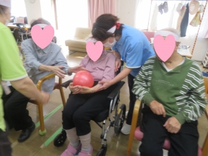 ボール送りに挑戦！